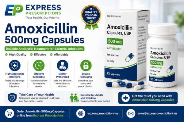 Amoxicillin 500mg Capsules for sale