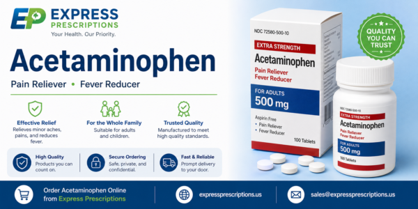 Acetaminophen 500mg for sale