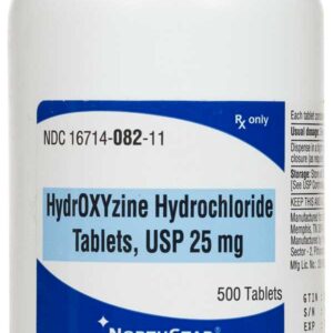 Hydroxyzine 25mg Tablets