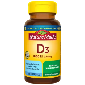 Vitamin D3 1000 IU Softgels