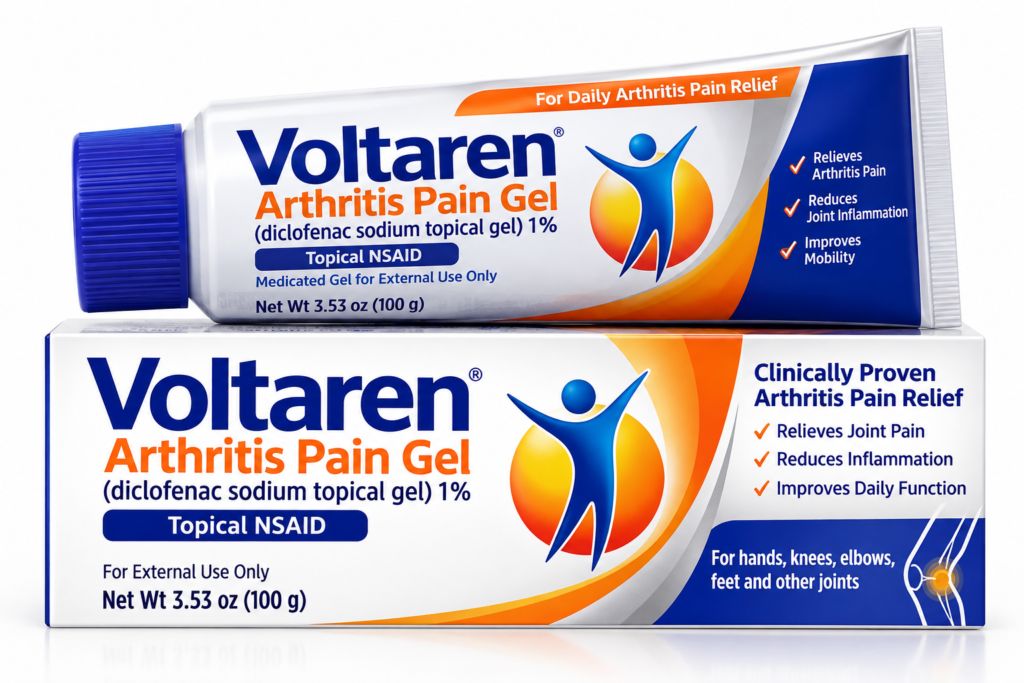 Voltaren Gel topical arthritis pain relief medication