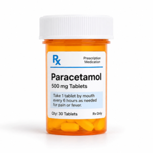 Paracetamol acetaminophen pain relief tablets