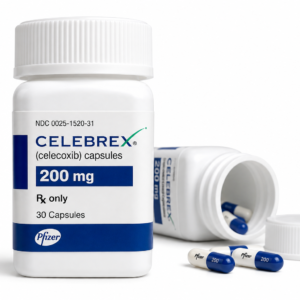 Celebrex celecoxib prescription pain medication capsules