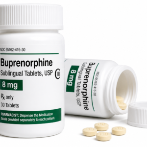 Buprenorphine tablets prescription medication for opioid use disorder treatment