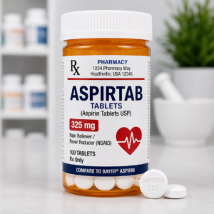 Aspirtab aspirin tablets medication