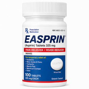 Easprin aspirin tablets medication