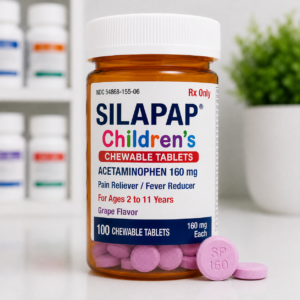Children’s Silapap acetaminophen 160 mg/5 mL oral liquid