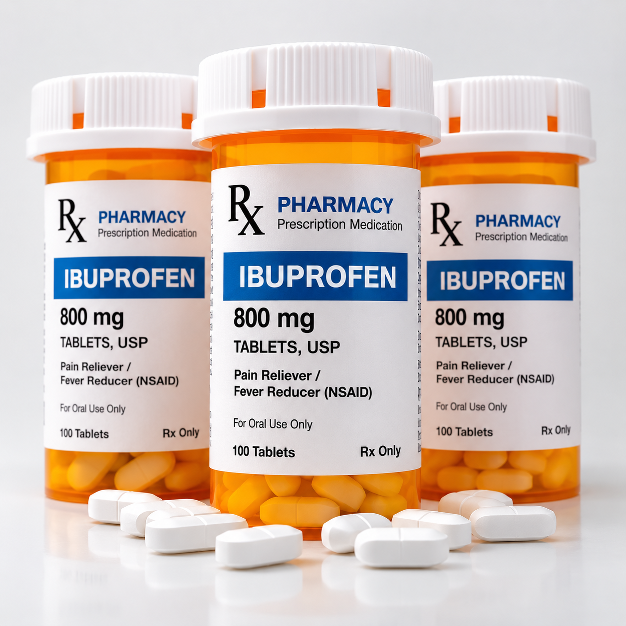 Ibuprofen pain relief tablets
