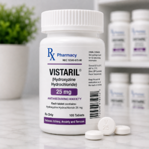 Vistaril hydroxyzine pamoate prescription capsules 25 mg and 50 mg